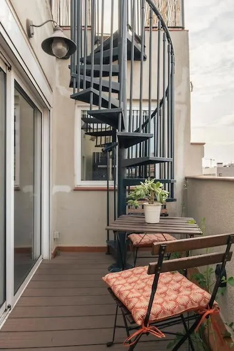 Apartment Cozy Penthouse Studio With Private Rooftop Terrace Barcelona