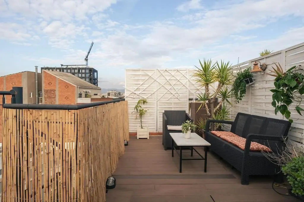 Apartment Cozy Penthouse Studio With Private Rooftop Terrace Barcelona