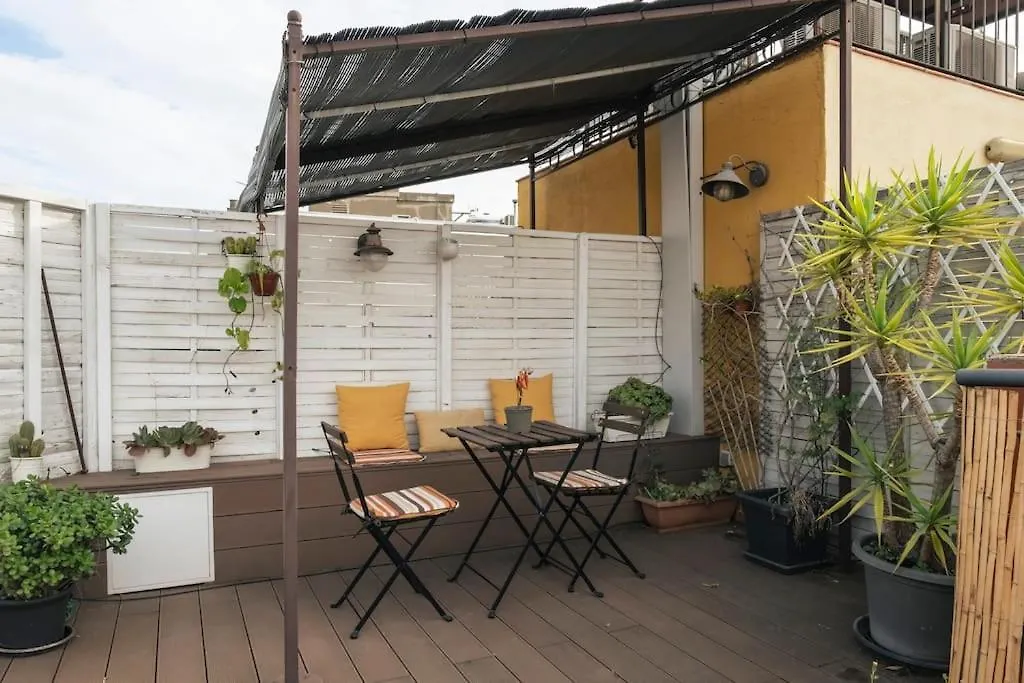 Cozy Penthouse Studio With Private Rooftop Terrace Barcelona Spain